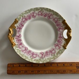 Bernardaud Limoges Porcelain Gold Rimmed 11” plate